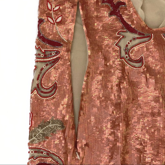 🌟Needle & Thread Tapestry Sequined Mini Dress - Picture 10 of 15